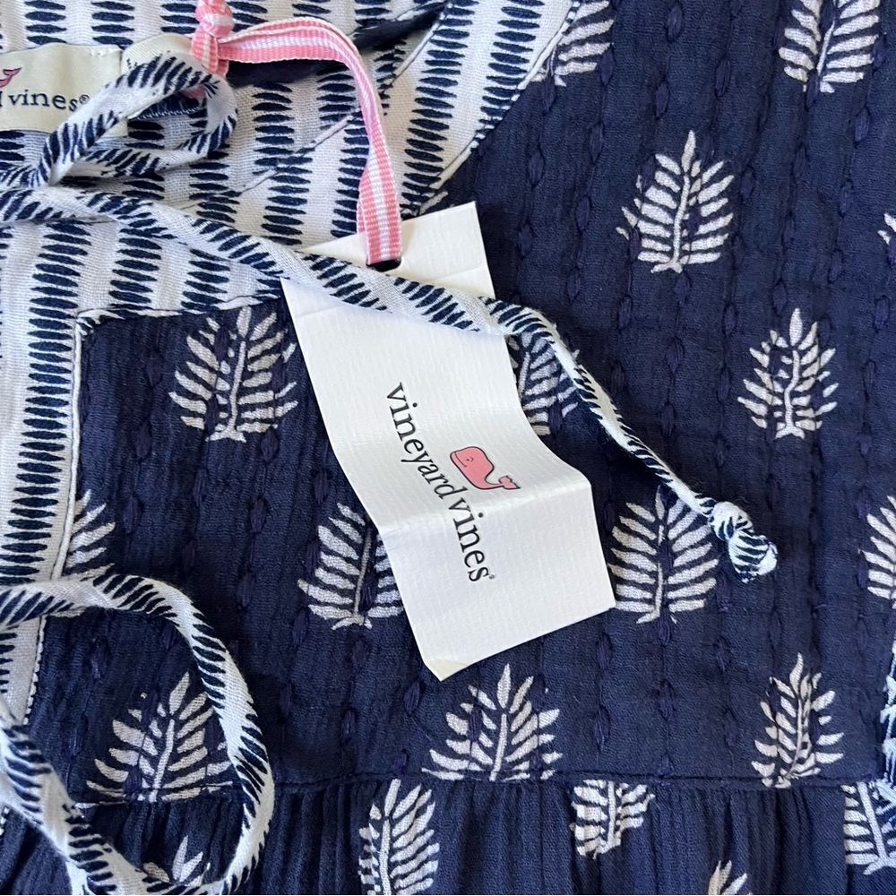 VINEYARD VINES NWT Deep Bay Fleur De Leaf Quilted Top 2X - Picture 8 of 13